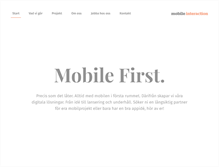 Tablet Screenshot of mobileinteraction.se